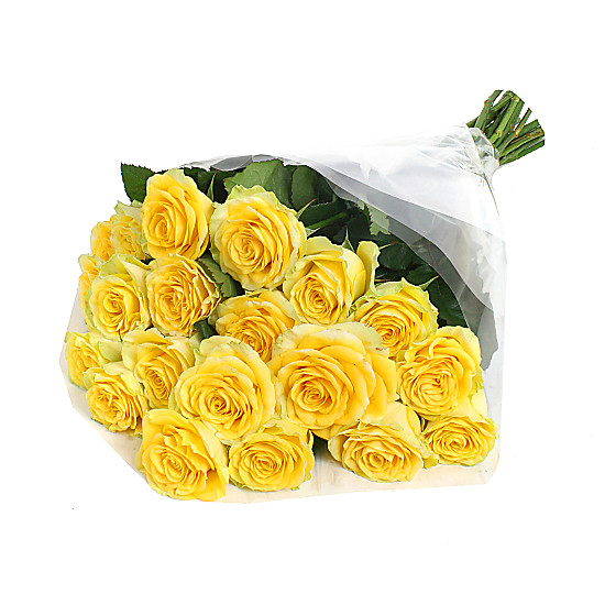 20 Luxury Yellow Roses