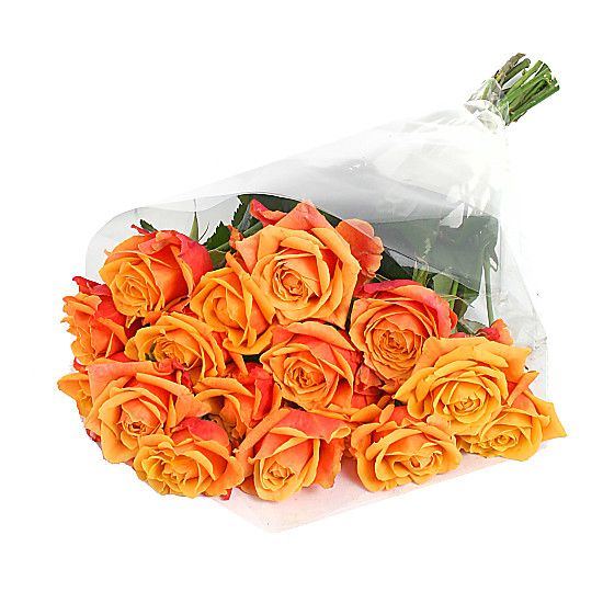 20 Luxury Orange Roses