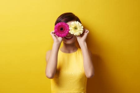 Beautiful flowers in vases