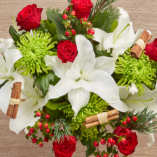 Order Fresh Beautiful Christmas Flowers Uk Next Day Delivery Flowers For Christmas Delivery